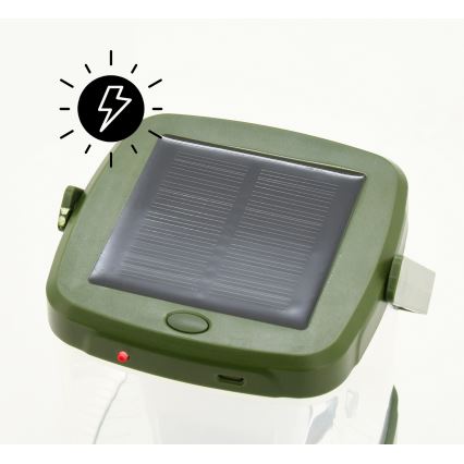 LED Pārnēsājama uzlādējama lampa ar kukaiņu slazdu LED/3W/1800 mAh zaļa