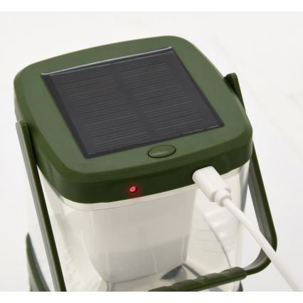 LED Pārnēsājama uzlādējama lampa ar kukaiņu slazdu LED/3W/1800 mAh zaļa