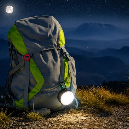LED pārnēsājamā uzlādējamā lampa LUMINA POCKET LED/5V 500 mAh melna