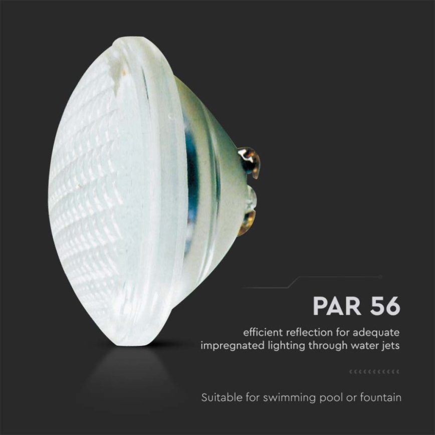 LED Peldbaseina spuldze LED/35W/12V IP68 6500K