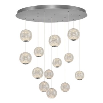 LED Pieka luminārija CREMONA 13xLED/5W/230V 3000K matēts hroms