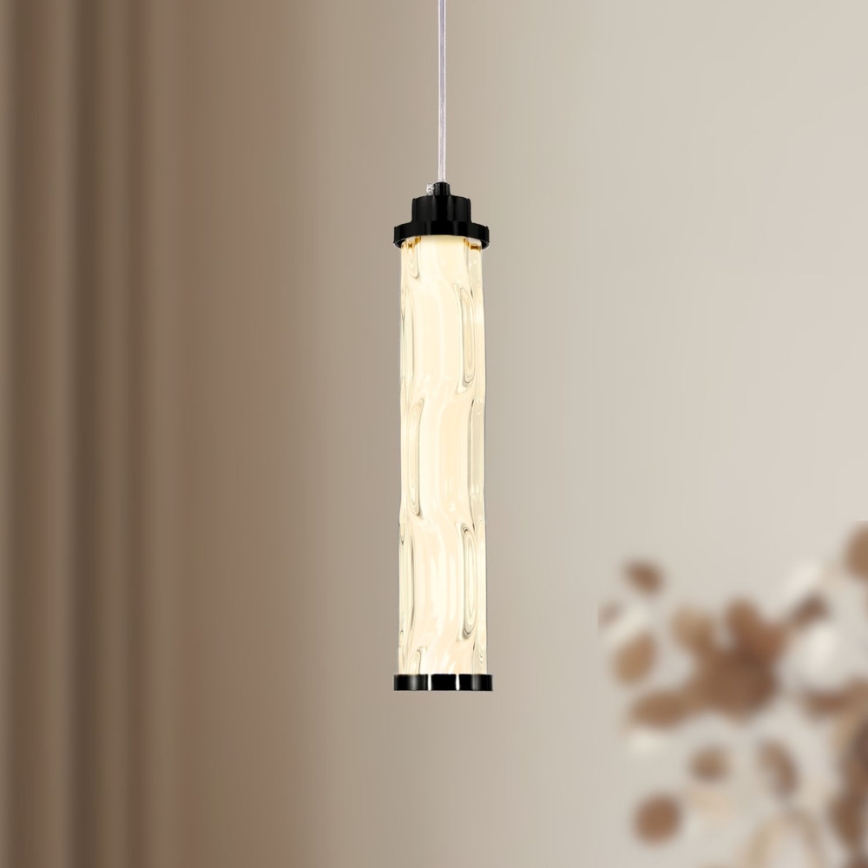 LED piekaramā lampa ar trosi CORTE LED/10W/230V melna