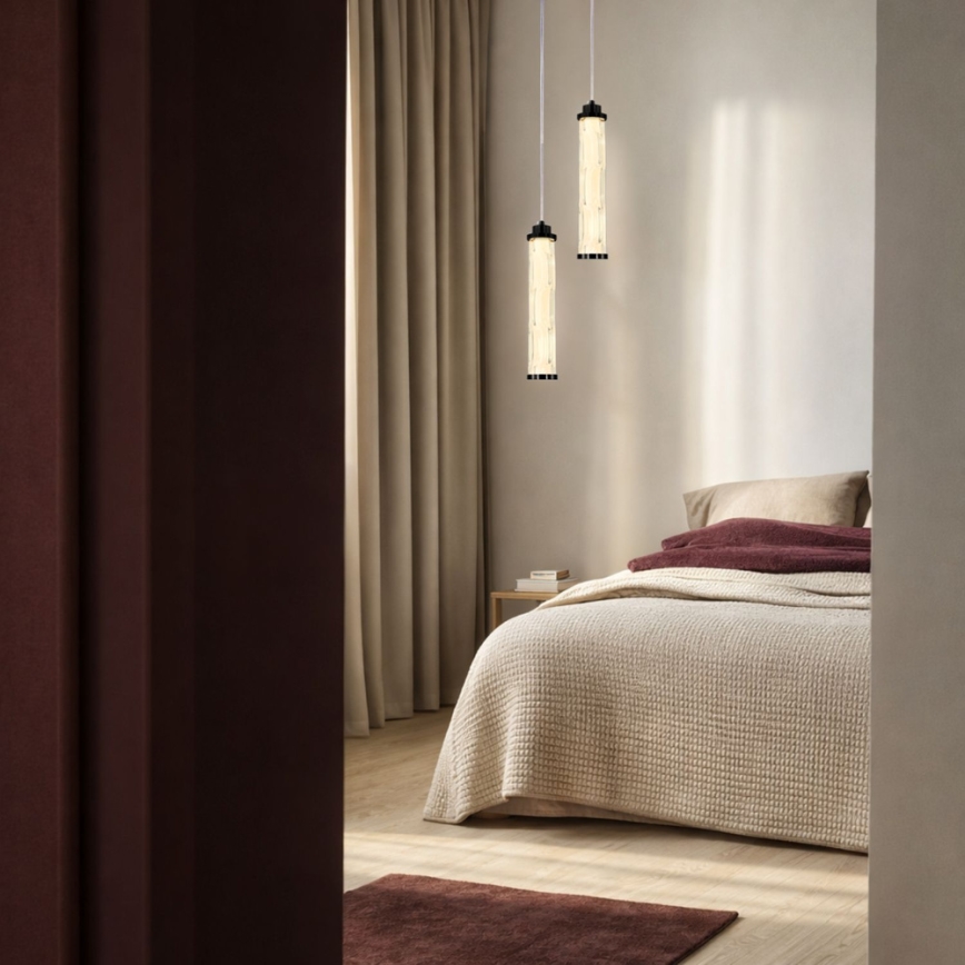 LED piekaramā lampa ar trosi CORTE LED/10W/230V melna