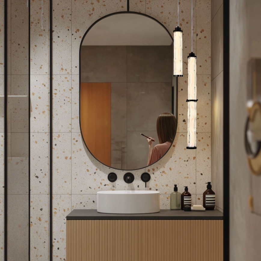 LED piekaramā lampa ar trosi CORTE LED/10W/230V melna