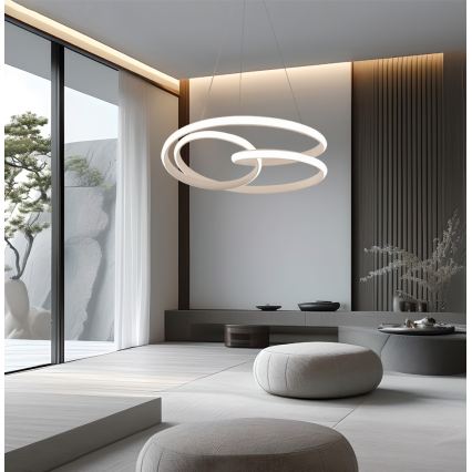 LED piekaramā lustra uz kabeļa RIBBON LED/42W/230V bēša