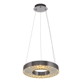 LED piekaramā lustra uz troses JESI LED/35W/230V 3000K Ø 40 cm sudraba