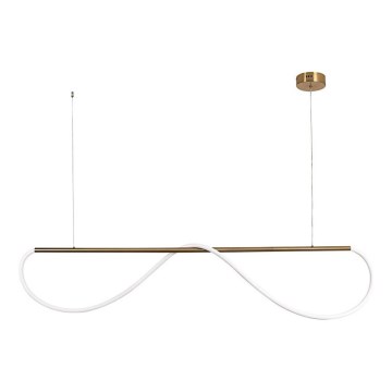 LED piekaramā lustra uz troses MELECA LED/36W/230V 3000/4000/6000K 160 cm zeltaina