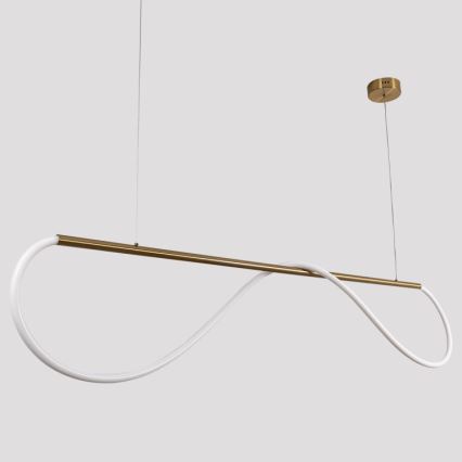 LED piekaramā lustra uz troses MELECA LED/36W/230V 3000/4000/6000K 160 cm zeltaina