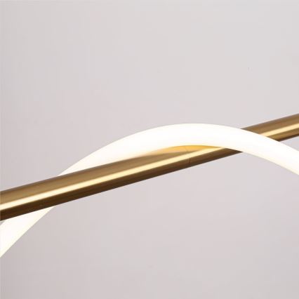 LED piekaramā lustra uz troses MELECA LED/36W/230V 3000/4000/6000K 160 cm zeltaina