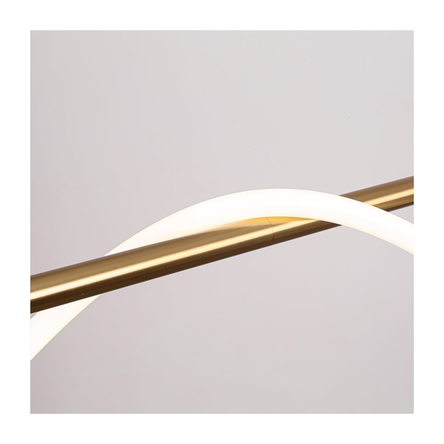 LED piekaramā lustra uz troses MELECA LED/36W/230V 3000/4000/6000K 160 cm zeltaina