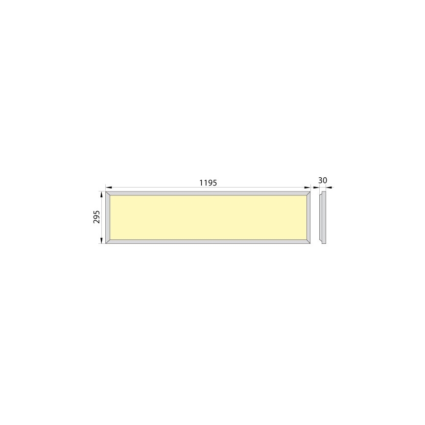 LED Piekaramo griestu panelis OREGA PLUS 120 LED/40W/230V 4000K IP40