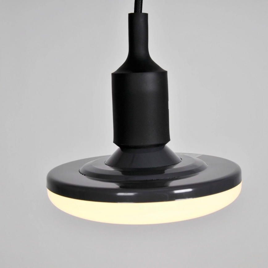 LED piekarams gaismeklis KIKI 1xE27/10W/230V Melns