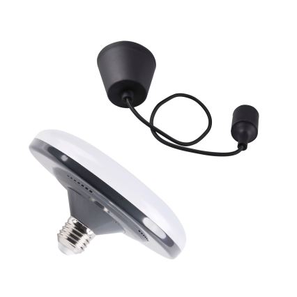 LED piekarams gaismeklis KIKI 1xE27/10W/230V Melns