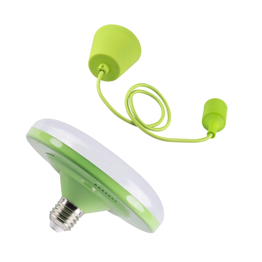 LED piekarams gaismeklis KIKI 1xE27/10W/230V zaļs