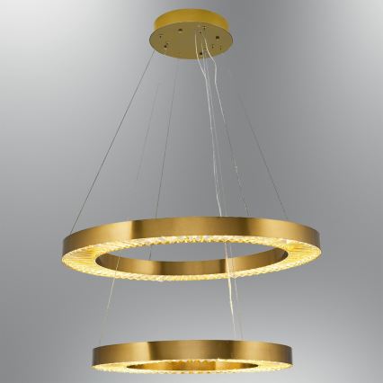 LED piektais lampa JESI LED/140W/230V 3000K diametrs 100 cm bronzas