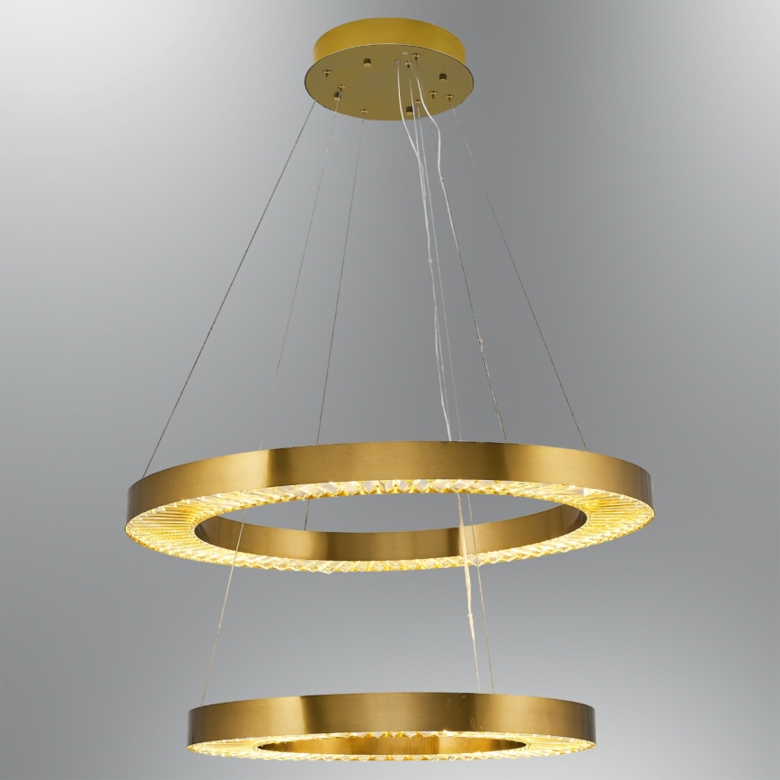 LED piektais lampa JESI LED/140W/230V 3000K diametrs 100 cm bronzas