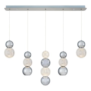 LED piektais lukturis CREMONA LED/27W/230V 3000K matēts hroms