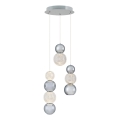 LED piektais lustrs CREMONA LED/17W/230V 3000K matēta hroma