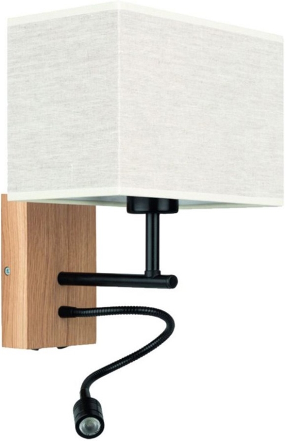 LED Pielāgojama lampa BOHO 1xE27/25W + LED/1W/230V ozols