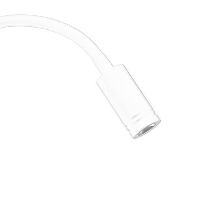 LED Pielāgojama sienas lampiņa ar USB BASE 1xLED/8W + 1xLED/2W/230V balta