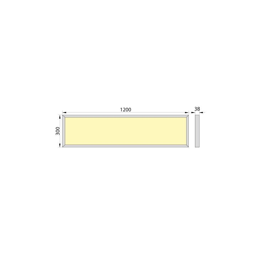 LED Pieliekams panelis OREGA N LINX 120 LED/50W/230V 4000K