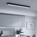 LED Piestiprināms/lustrs uz kabeļa LED/44W/230V 6000K 120 cm melns