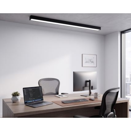 LED Piestiprināms/lustrs uz kabeļa LED/44W/230V 6000K 120 cm melns