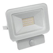 LED Plūdu gaismeklis ar sensoru LED/20W/265V 1800lm balts IP65