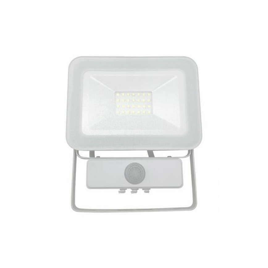 LED Plūdu gaismeklis ar sensoru LED/20W/265V 1800lm balts IP65