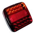 LED Pozicionāla lampa MULTI LED/1,5W/12V IP67 sarkans/oranžs