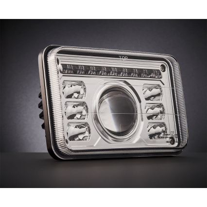 LED priekšējais lukturis traktoram LED/69W/10-30V IP69 5700K taisnstūrveida
