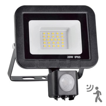 LED prožektors ar kustības sensoru LED/20W/230V IP65