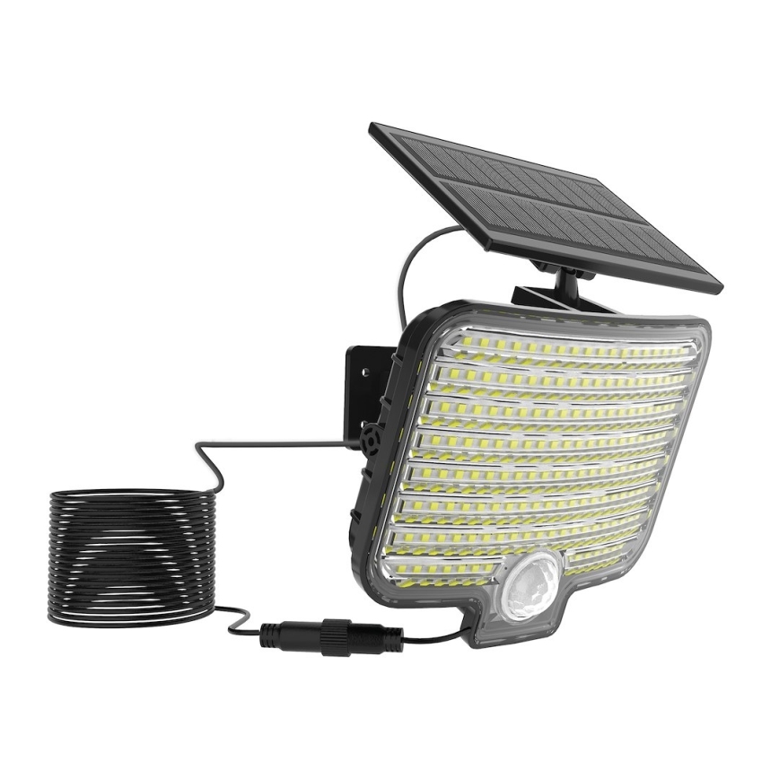LED prožektors ar kustības sensoru un saules paneli ALEX LED/5,5W/3,7V 1200 mAh IP44