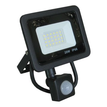 LED Prožektors ar sensoru LED/20W/230V IP66