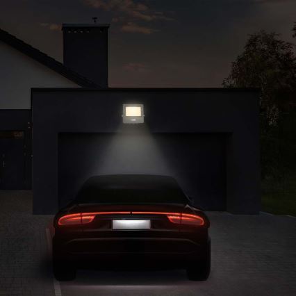 LED Prožektors ar sensoru LED/50W/230V 6500K IP65 balta