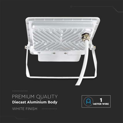 LED Prožektors ar sensoru LED/50W/230V 6500K IP65 balta