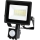 LED Prožektors ar sensoru MHC LED/20W/230V IP44 6500K melna