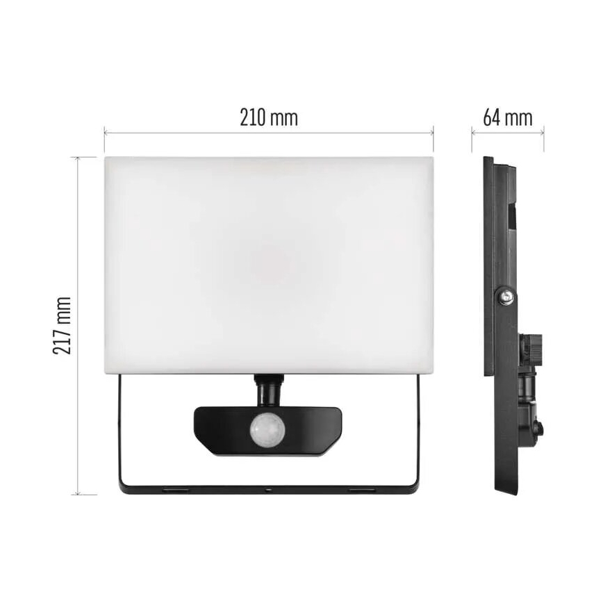 LED Prožektors ar sensoru TAMBO LED/50W/230V 4000K IP54