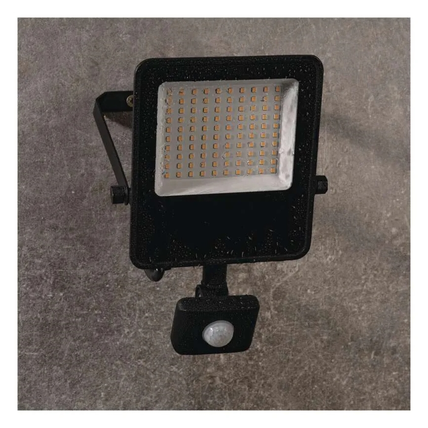 LED Prožektors ar sensoru VISIO LED/50W/230V 4000K IP65