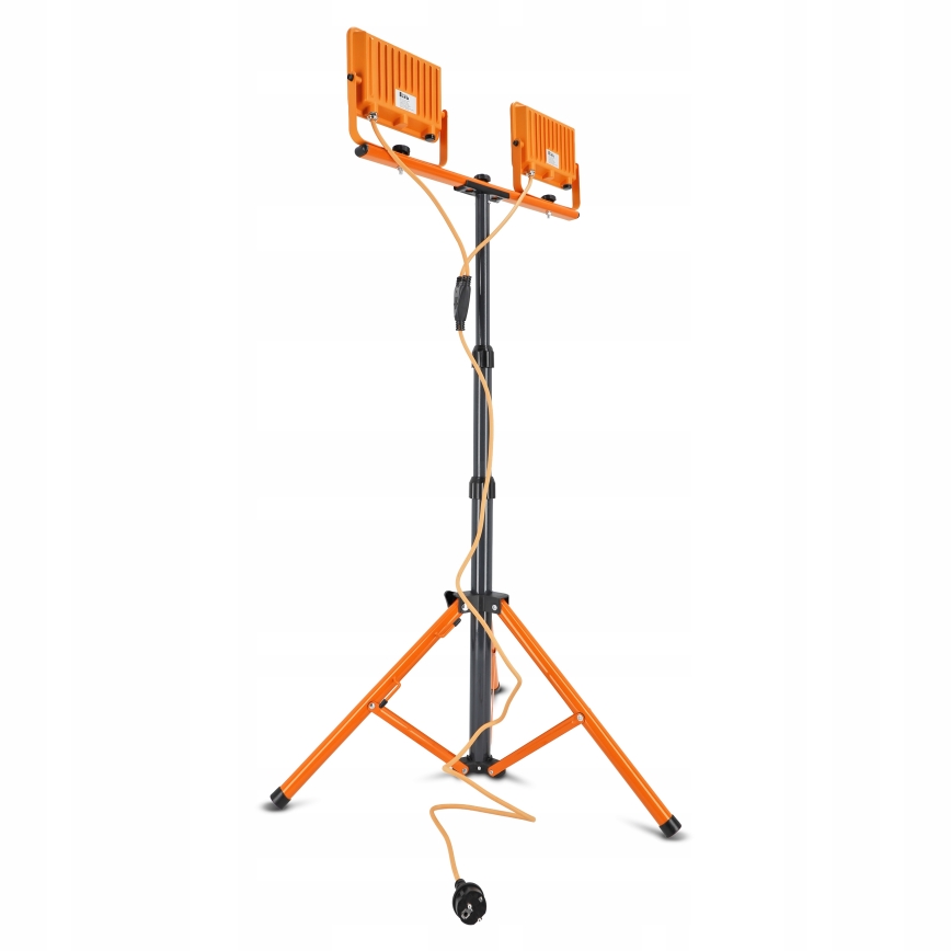LED prožektors ar statīvu 2xLED/50W/230V 4500K IP65 oranžs