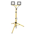 LED prožektors ar statīvu 2xLED/50W/230V 6500K IP65 dzeltens
