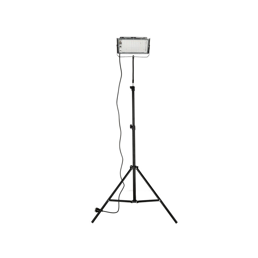 LED Prožektors ar statīvu augu audzēšanai FIRON LED/45W/230V IP54 melna