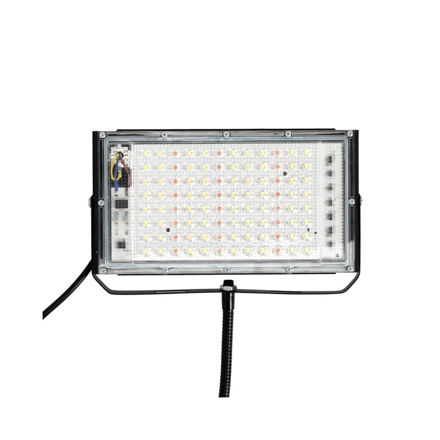 LED Prožektors ar statīvu augu audzēšanai FIRON LED/45W/230V IP54 melna