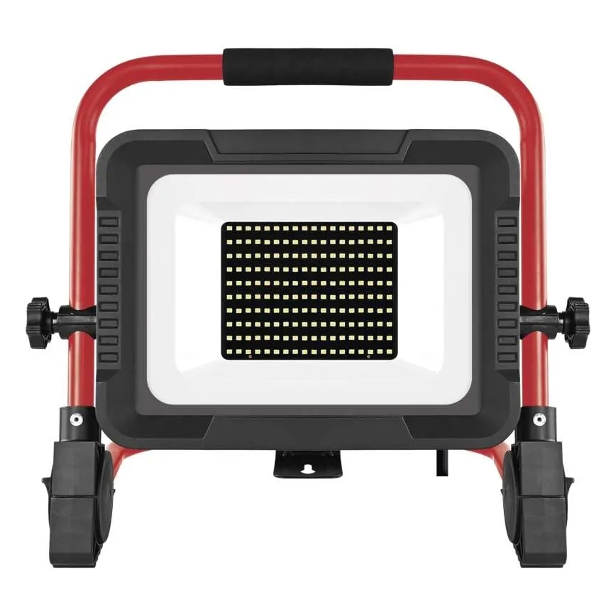 LED prožektors ar statīvu ELION LED/100W/230V 4000K IP65 sarkans/melns