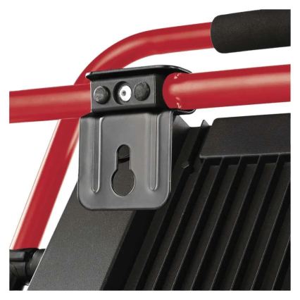 LED prožektors ar statīvu ELION LED/100W/230V 4000K IP65 sarkans/melns