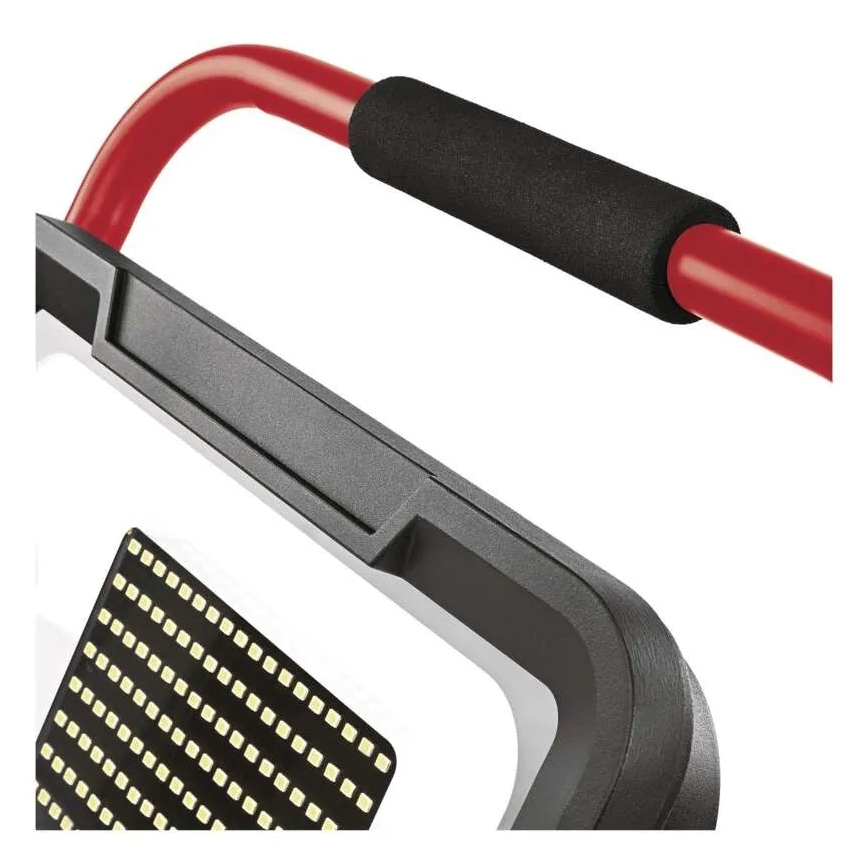 LED prožektors ar statīvu ELION LED/100W/230V 4000K IP65 sarkans/melns