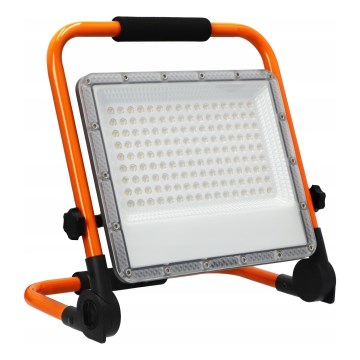 LED prožektors ar statīvu LED/100W/230V 4500K IP65 oranžs