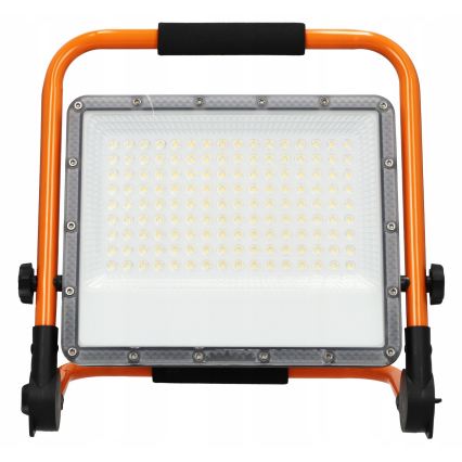 LED prožektors ar statīvu LED/100W/230V 4500K IP65 oranžs