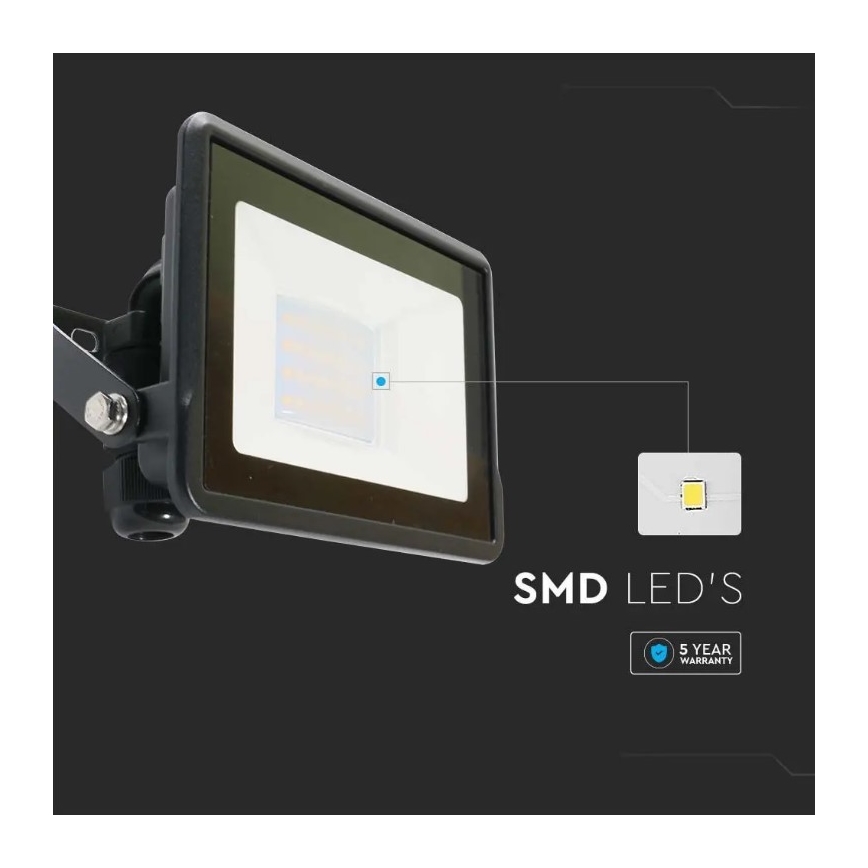 LED Prožektors ar tiešu savienojumu SAMSUNG CHIP LED/20W/230V IP65 6500K