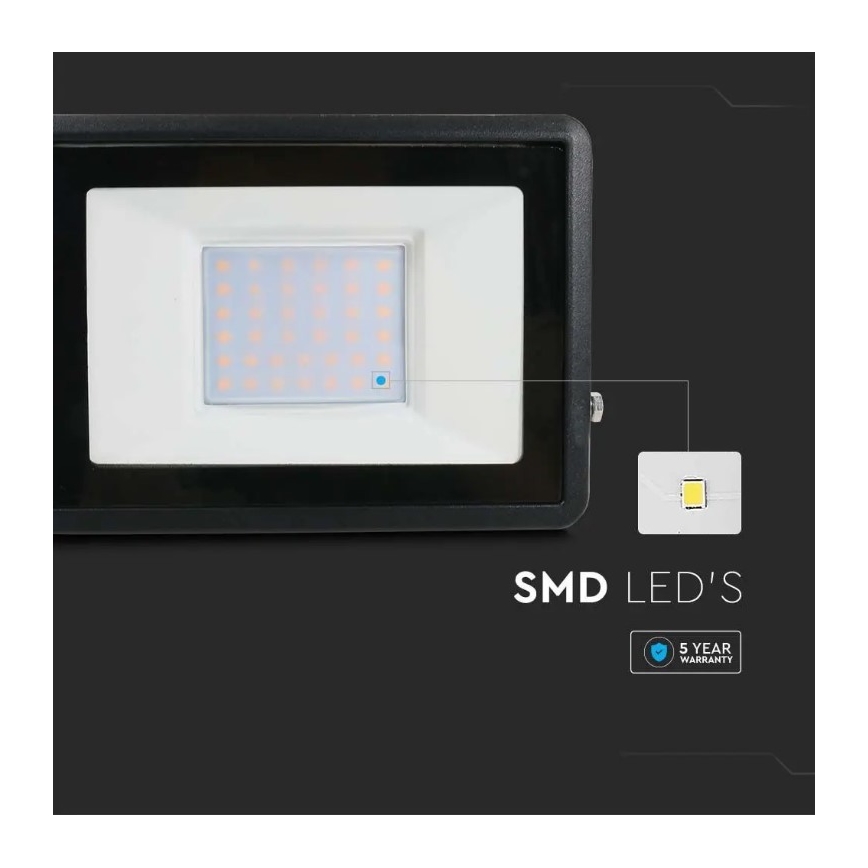 LED Prožektors ar tiešu savienojumu SAMSUNG CHIP LED/30W/230V IP65 6500K